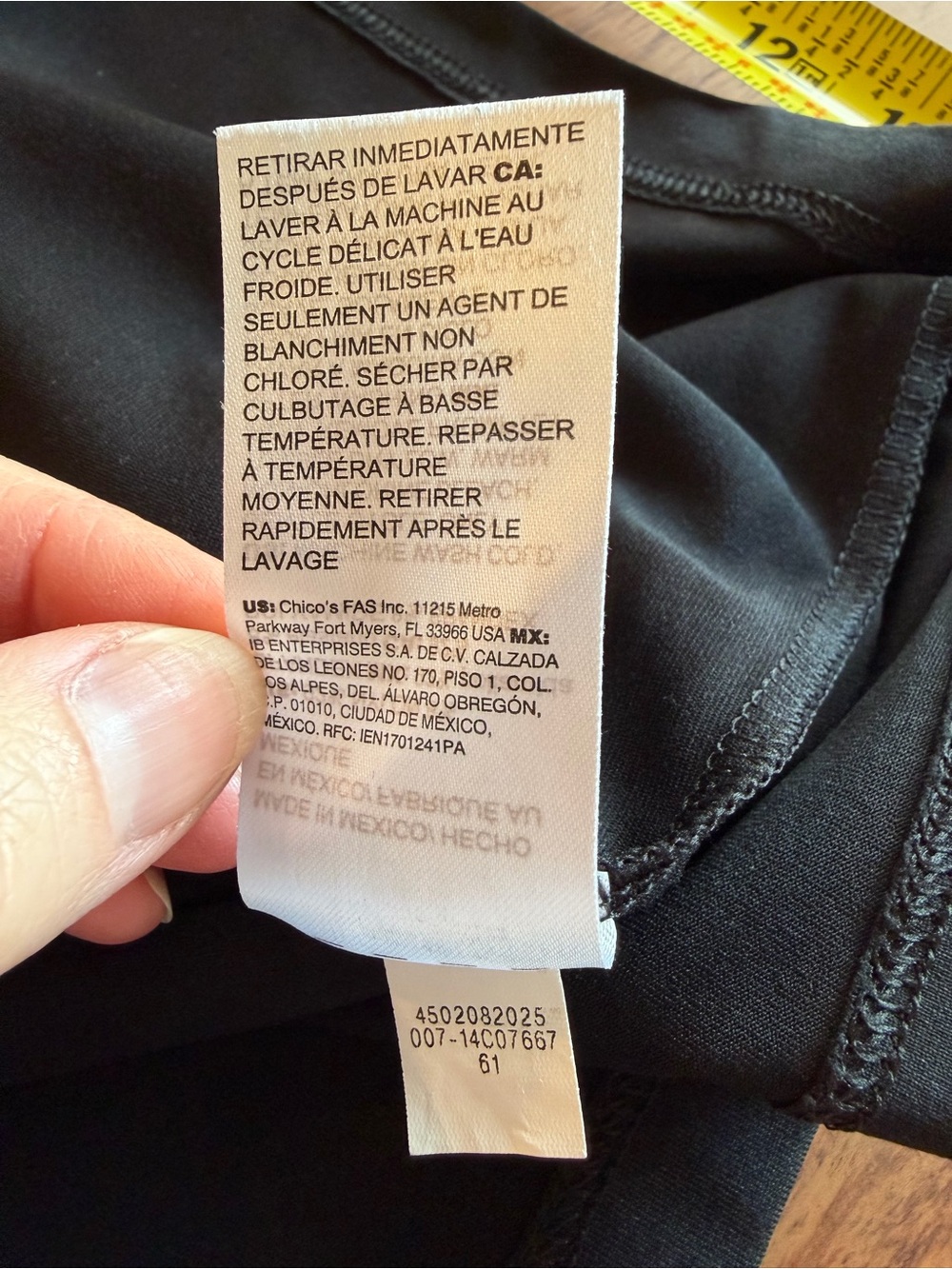 Chico’s Classic Black Sleeveless Tank Top - Women's Large, Chico’s size 2 - Picture 10 of 10